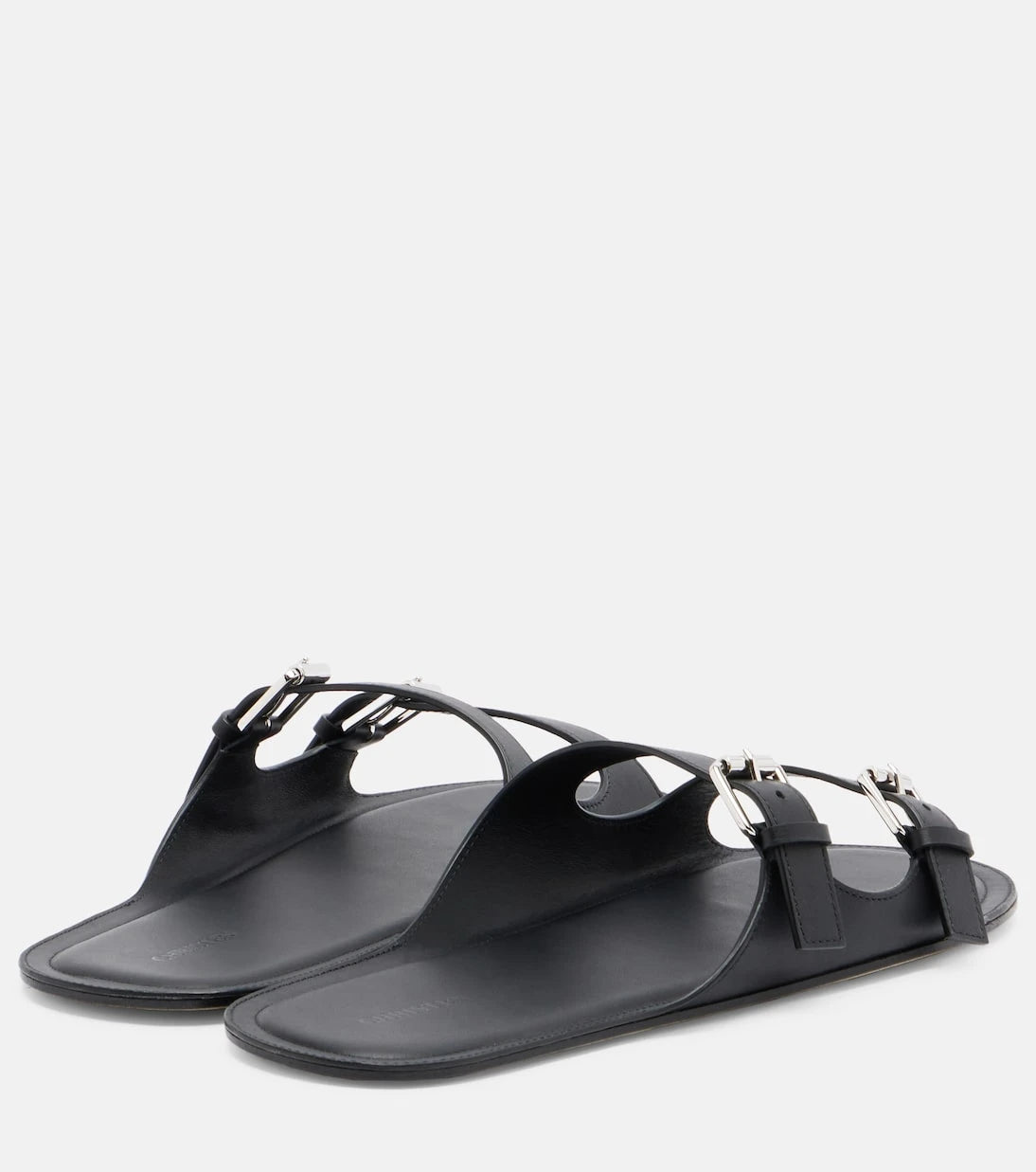 Christen - Double Belt leather sandals