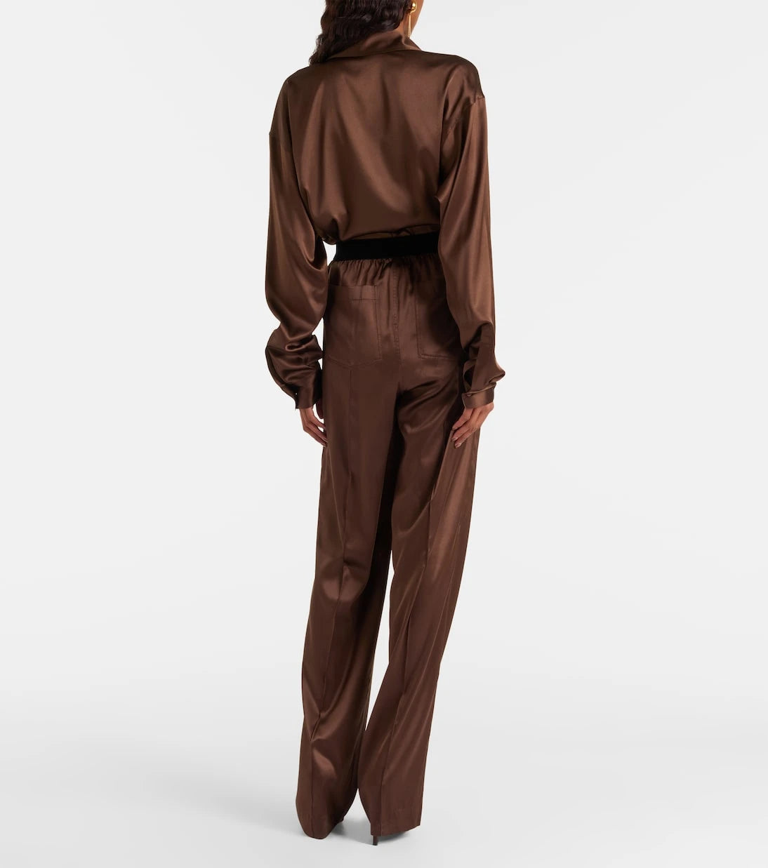 Tom Ford - Silk-blend straight pants