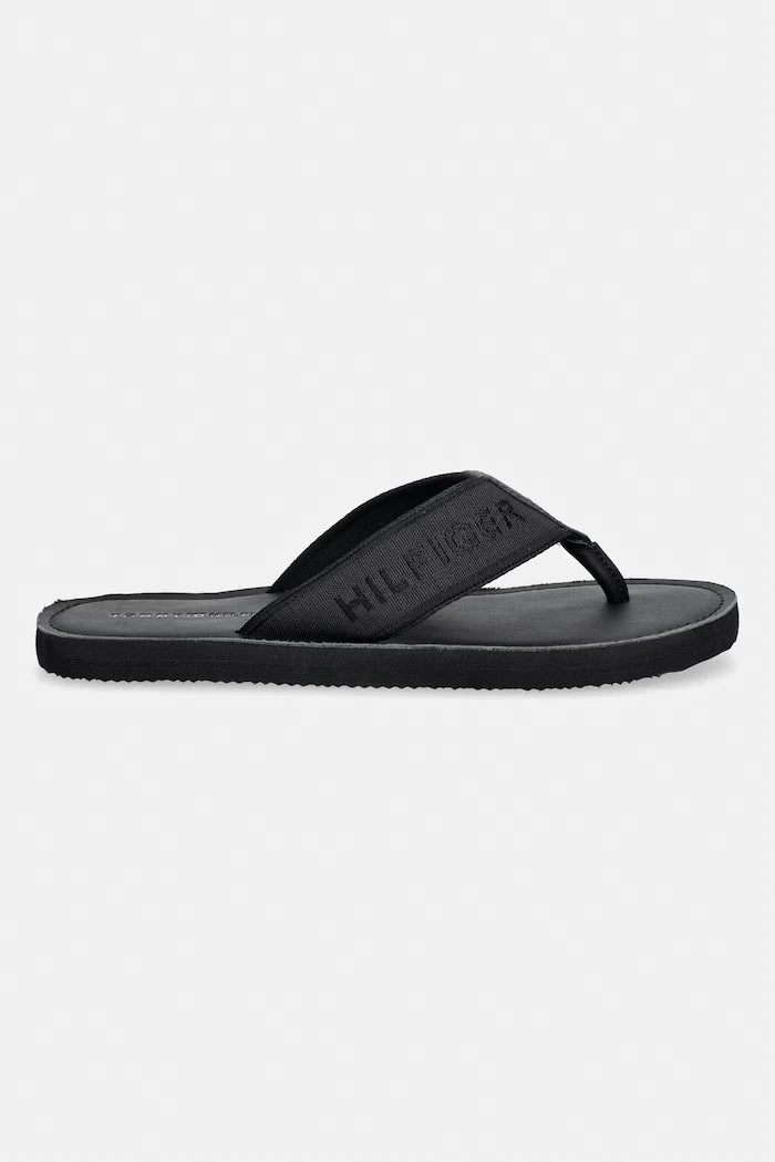 Tommy Hilfiger джапанки мъжки HILFIGER LEATHER BEACH SANDAL