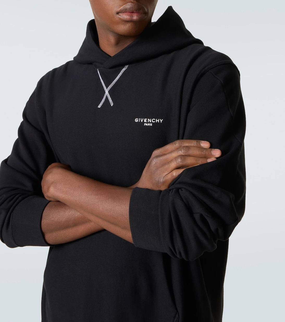 Givenchy - Logo cotton jersey hoodie