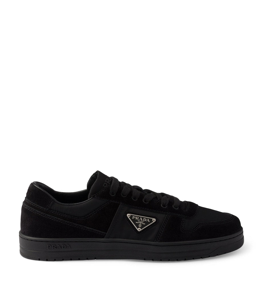 Prada Suede and Re-Nylon Downtown Sneakers