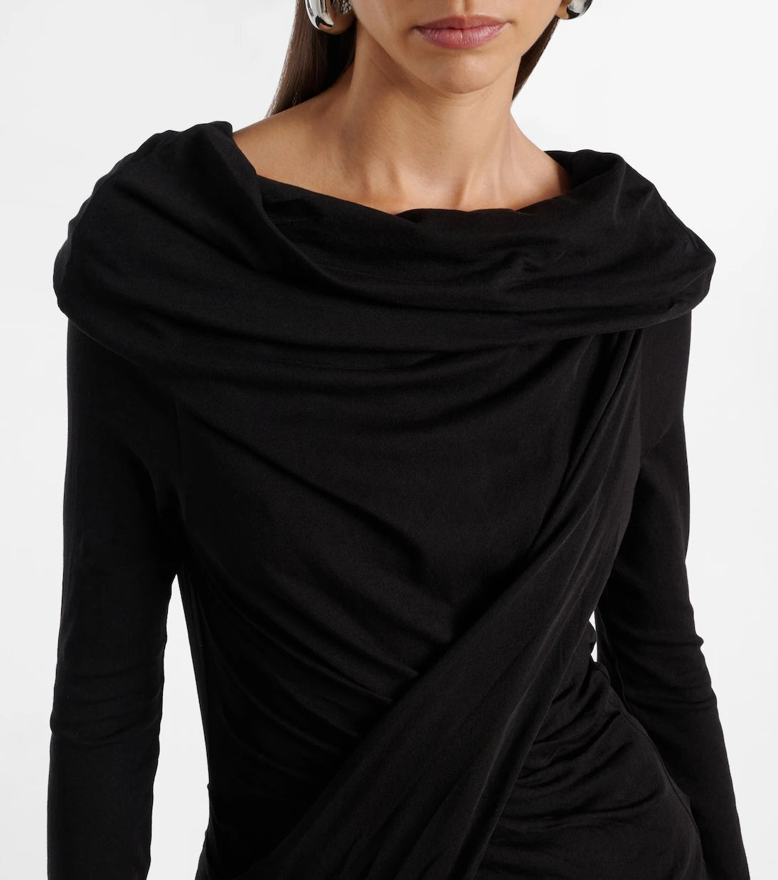 Entire Studios - Off-shoulder cotton-blend jersey top