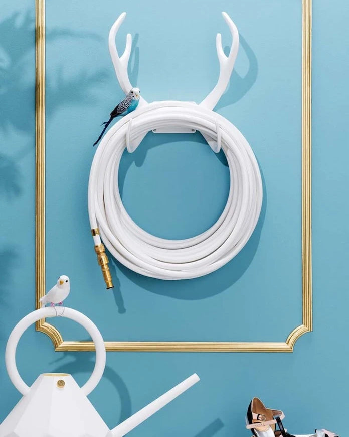 Garden Glory Reindeer White Bahçe Hortumu Askısı