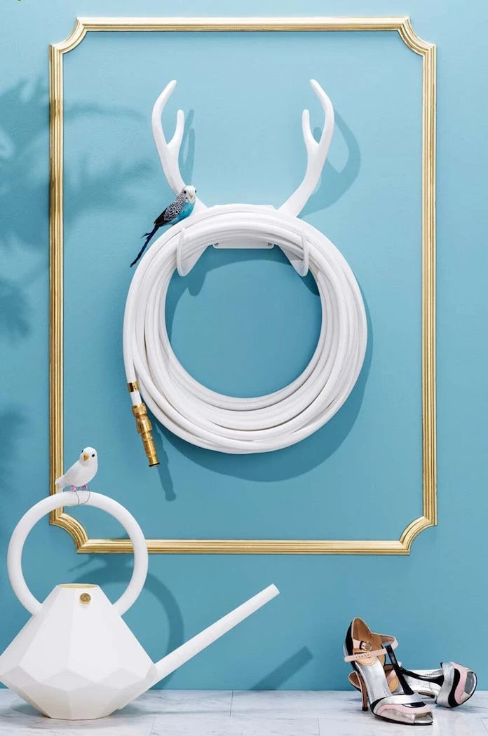 Garden Glory Reindeer White Bahçe Hortumu Askısı