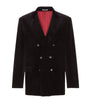 Brunello Cucinelli Black Cotton-Cashmere Corduroy Deconstructed Blazer