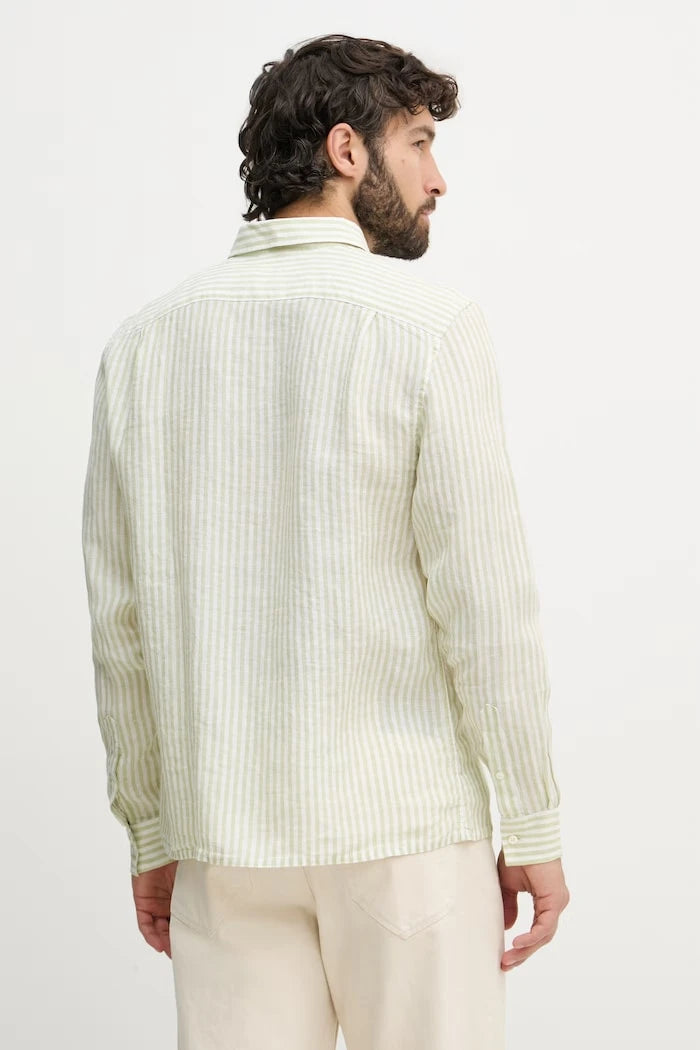 Lacoste erkek keten gömlek