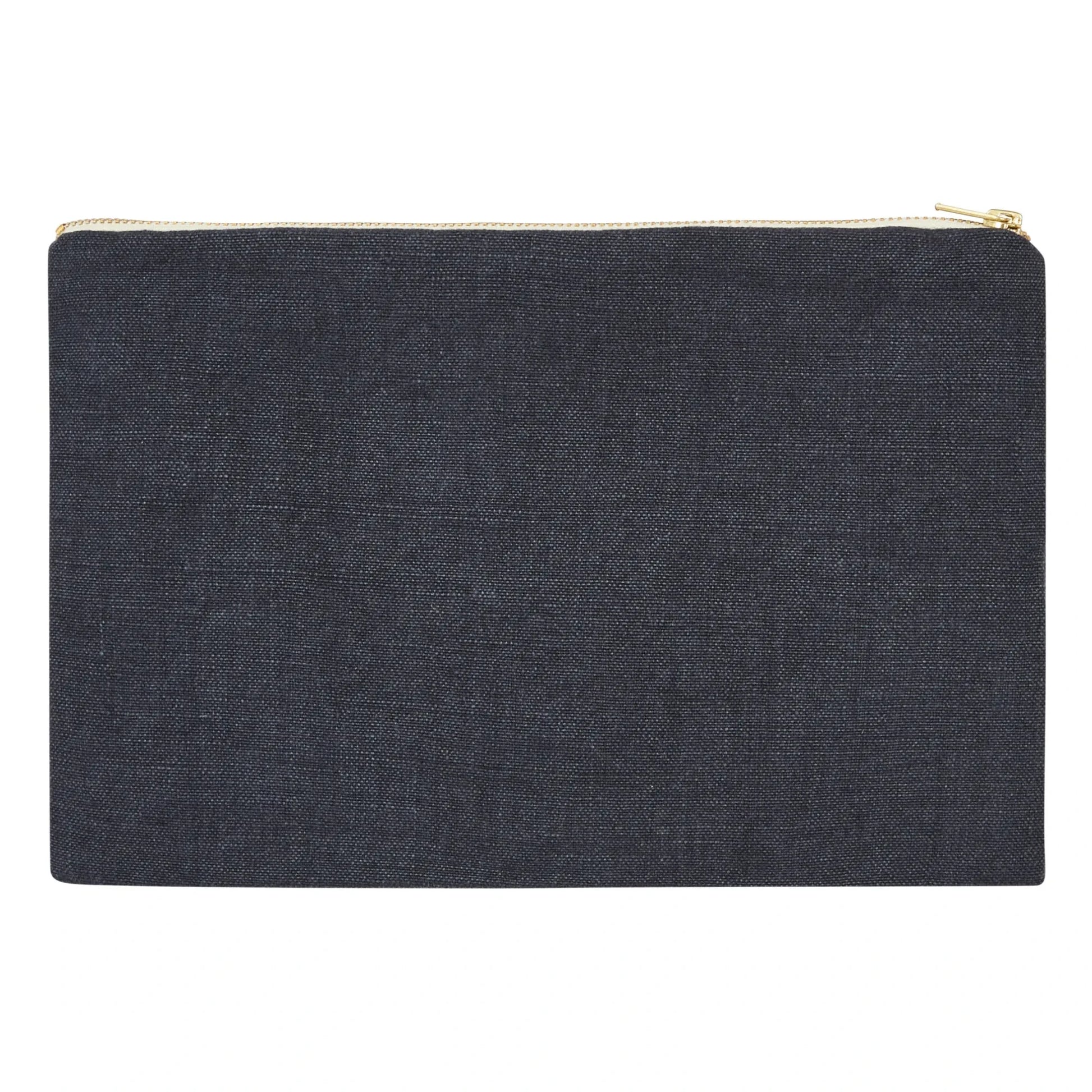 Adorna - Linen Pouch | Navy blue