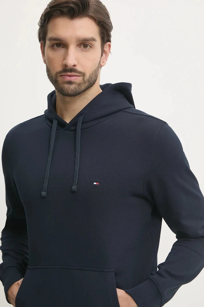 Tommy Hilfiger kapüşonlu erkek pamuklu sweatshirt