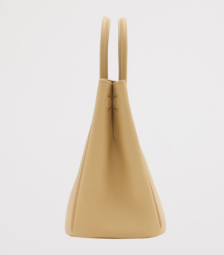 Burberry Beige Small Calf Leather Rocking Horse Tote Bag