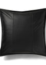 Leather Pierce Throw Pillow