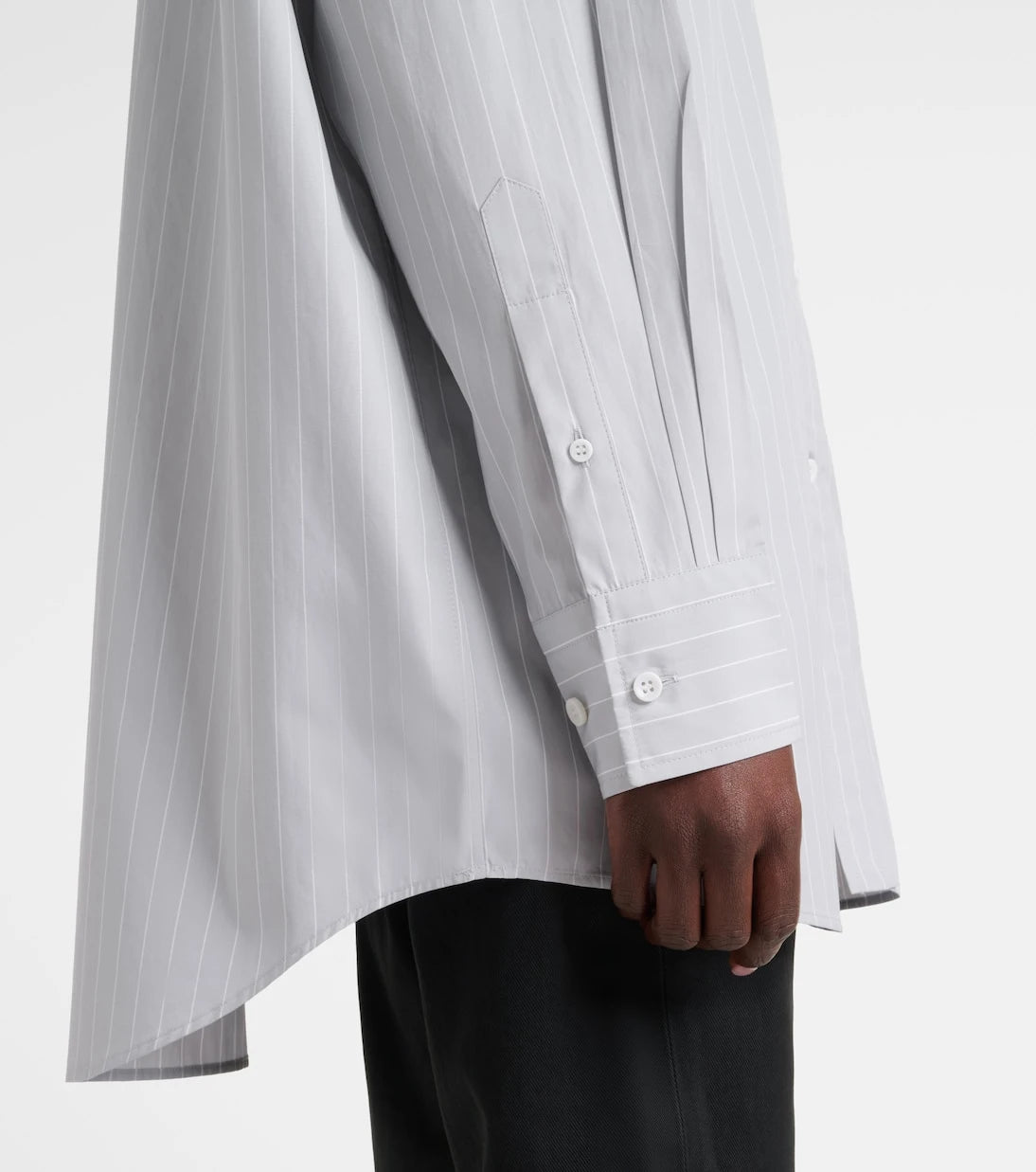 Phoebe Philo - Striped cotton poplin shirt