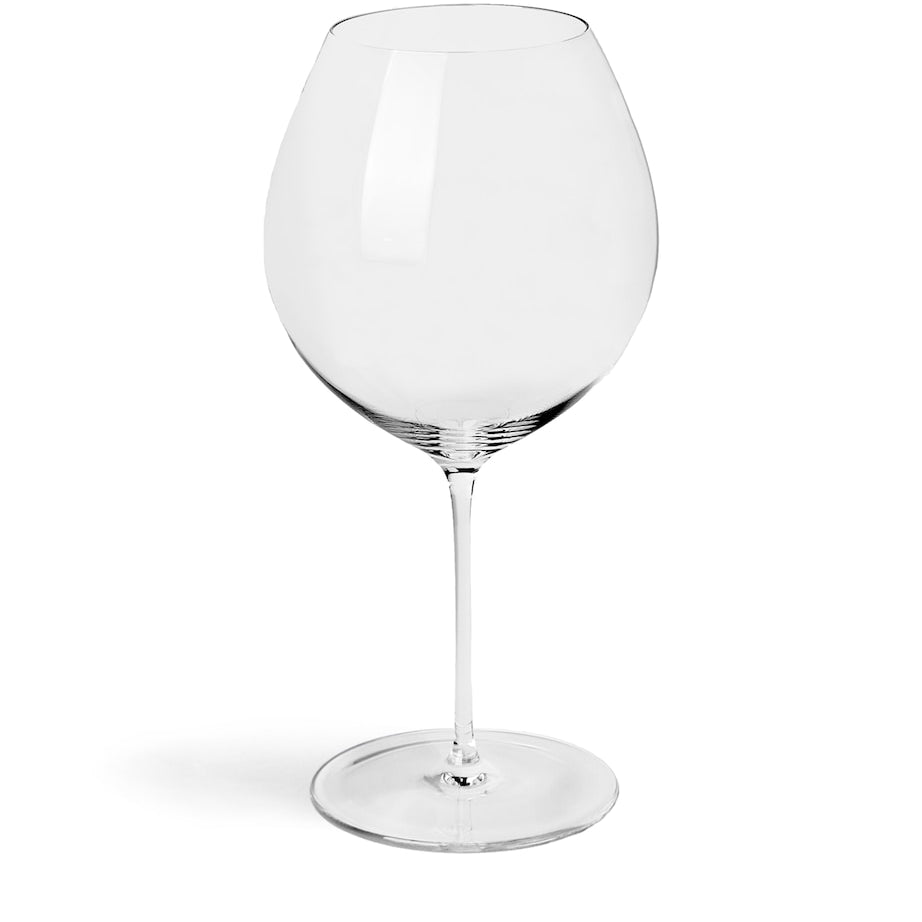 Set of 2 Burgundy Wine Glasses (125ml)