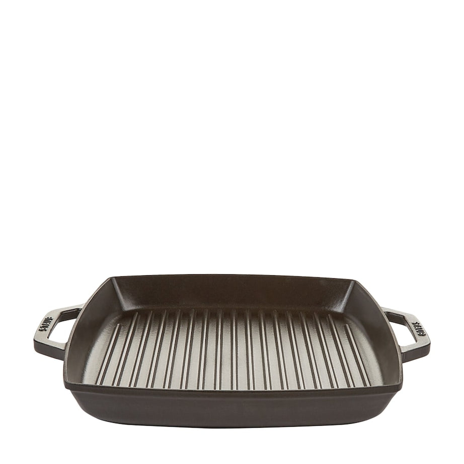 Black Double Handle Square Grill (33cm x 33cm)