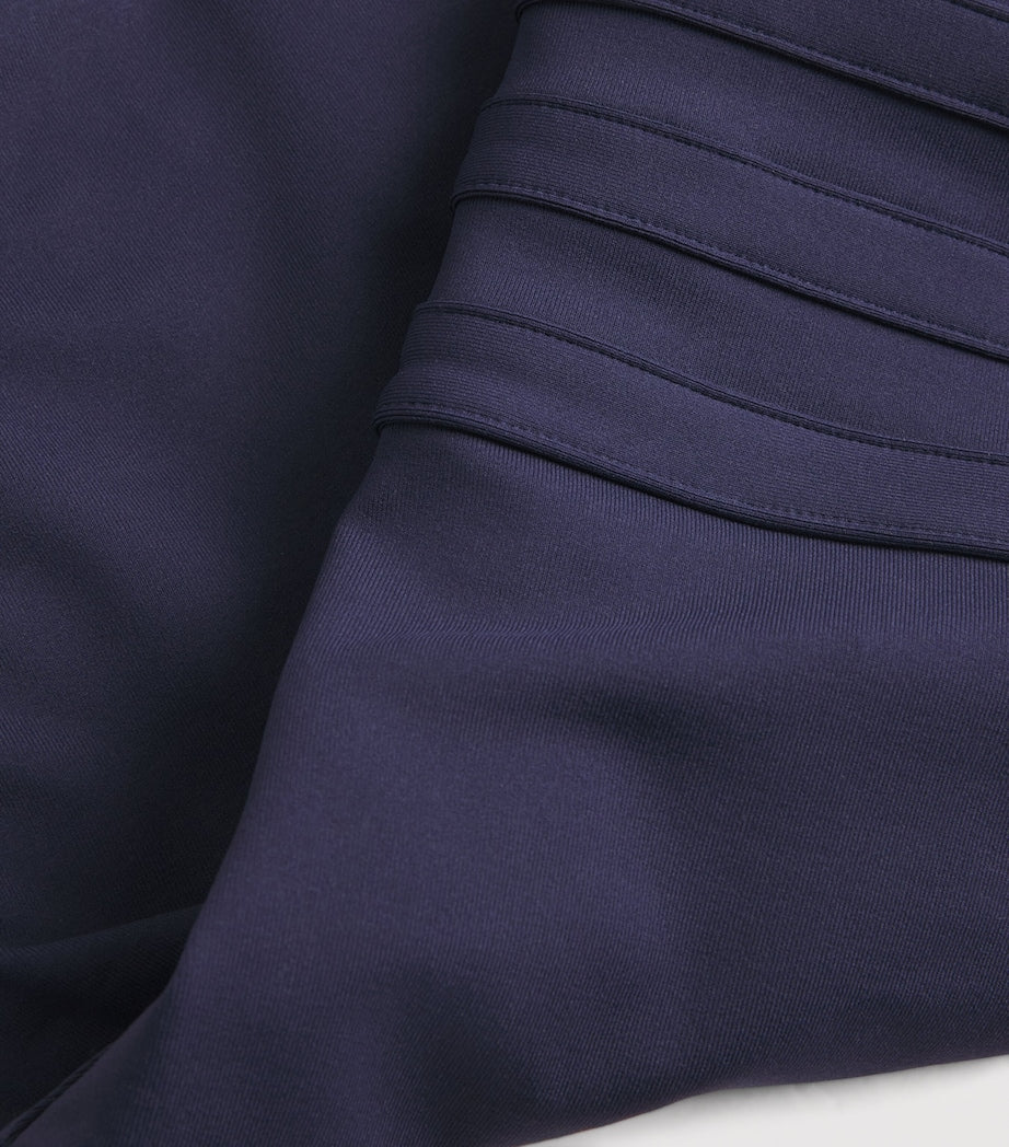 Navy Scoop-Back Asia Swimsuit