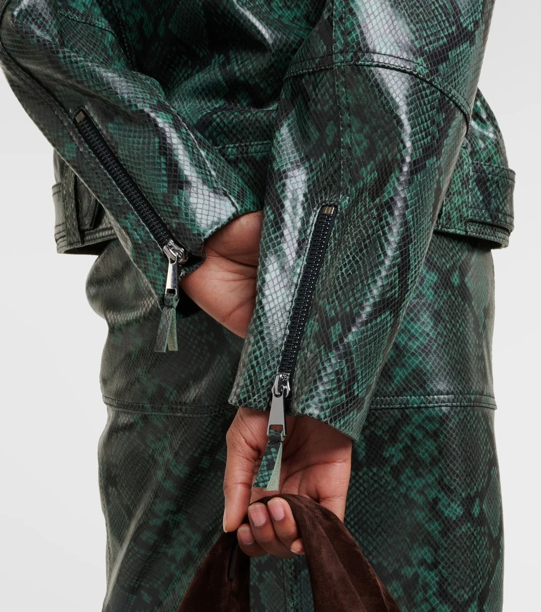 Dorothee Schumacher - Urban Jungle snake-print leather jacket