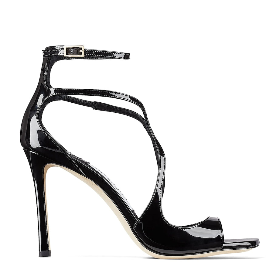 Azia 95 Patent Leather Sandals BLACK