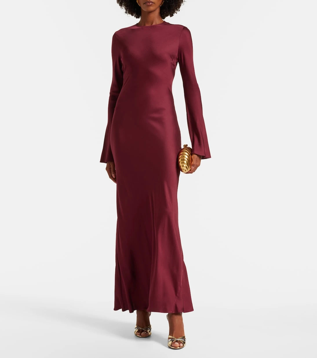 Rotate - Signe satin gown