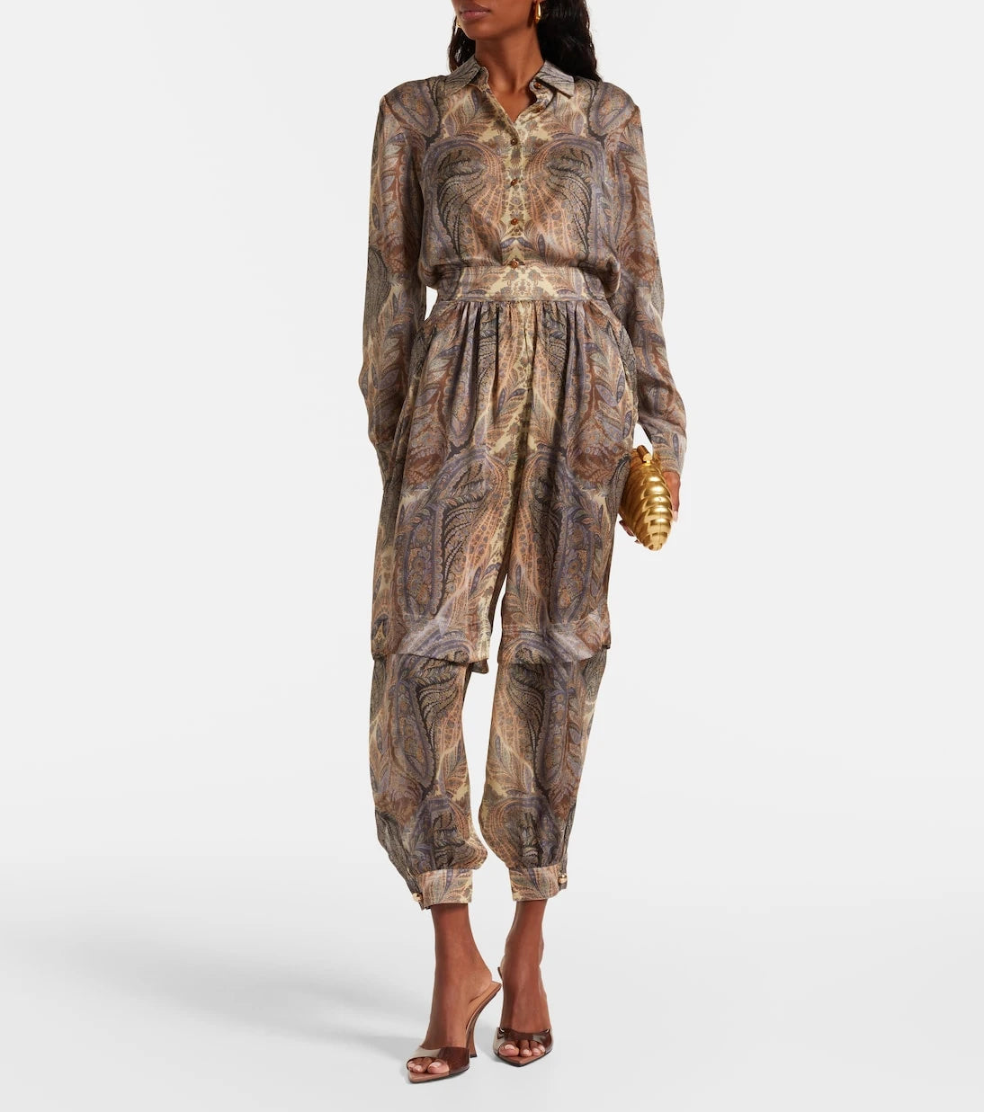 Zimmermann - Hypnotic paisley silk satin shirt