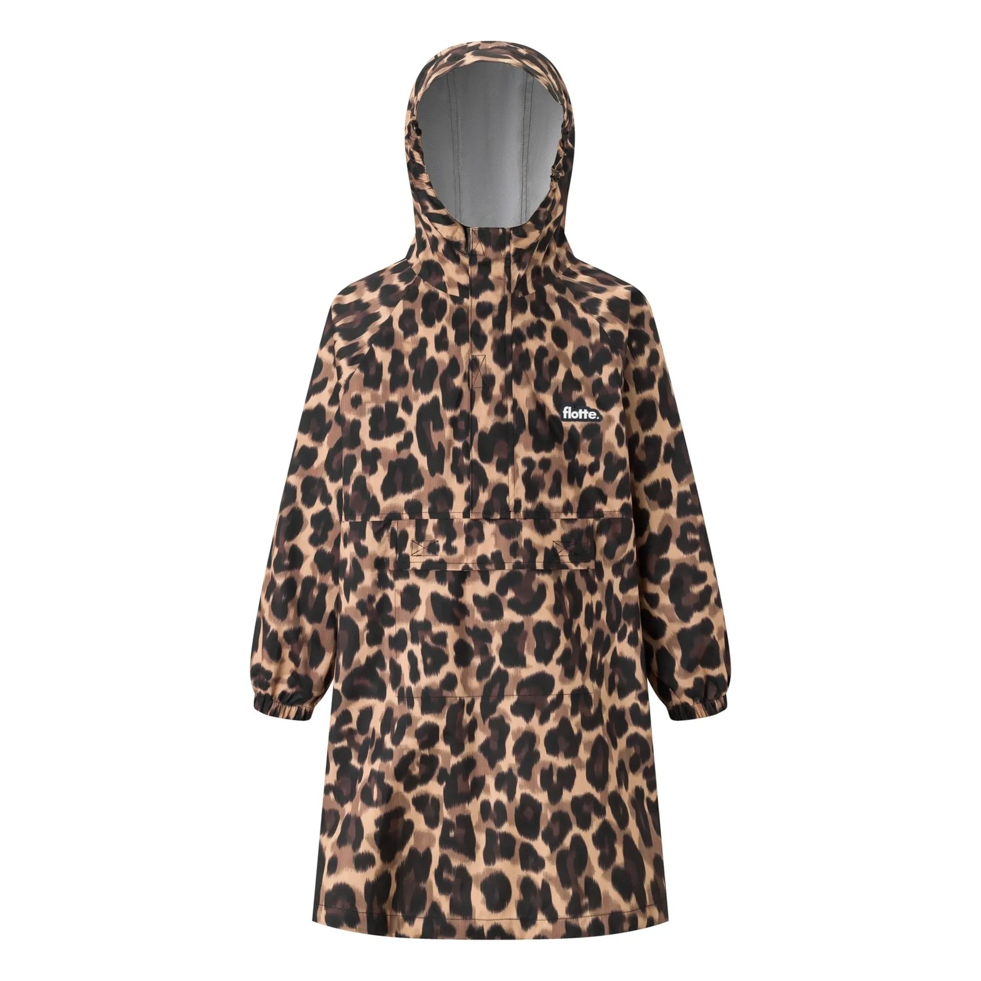 Flotte - Gabrielito Leopard Waterproof Cape Recycled fibers | Brown