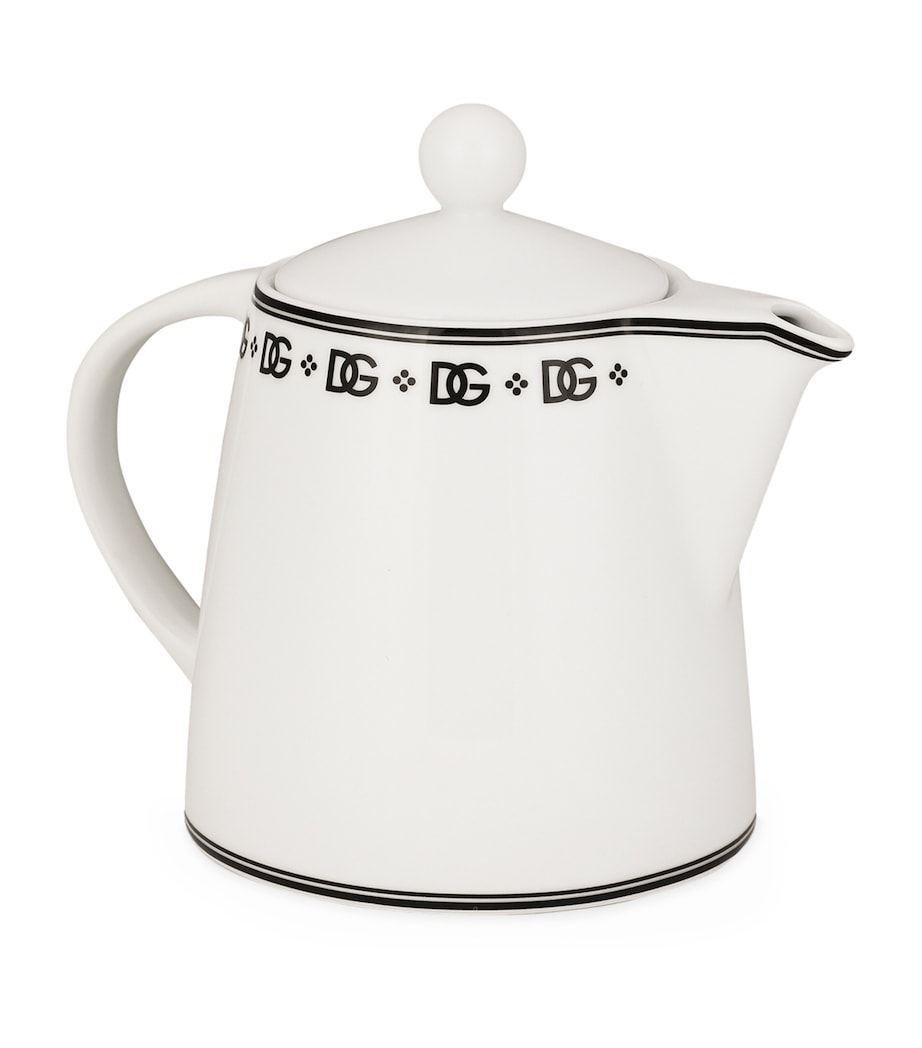 Porcelain DG Logo Teapot