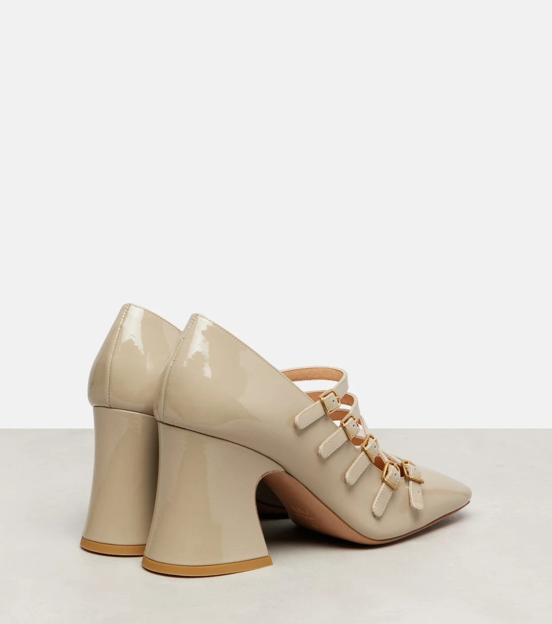 Chloé - Janis 80 patent leather Mary Jane pumps