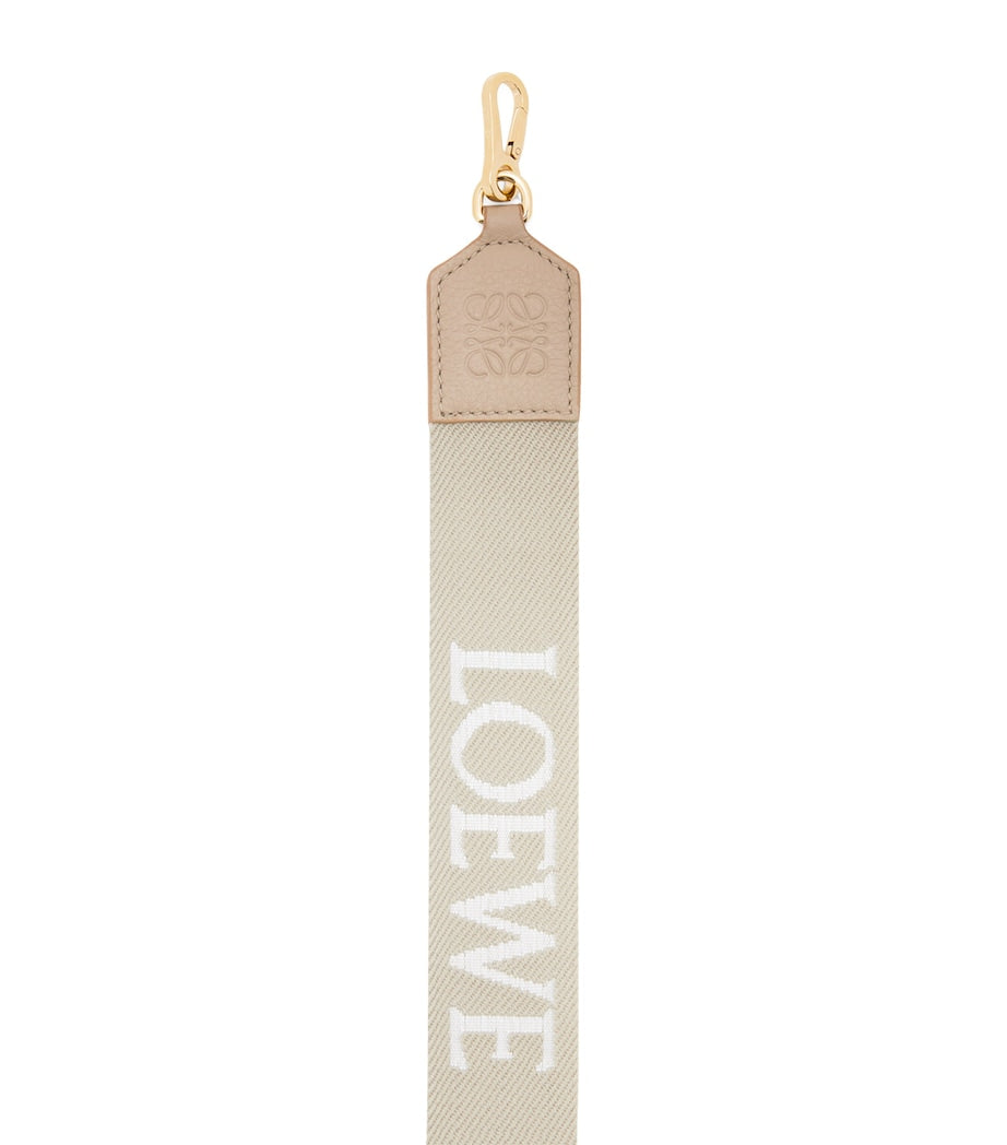 LOEWE White Anagram Logo Bag Strap