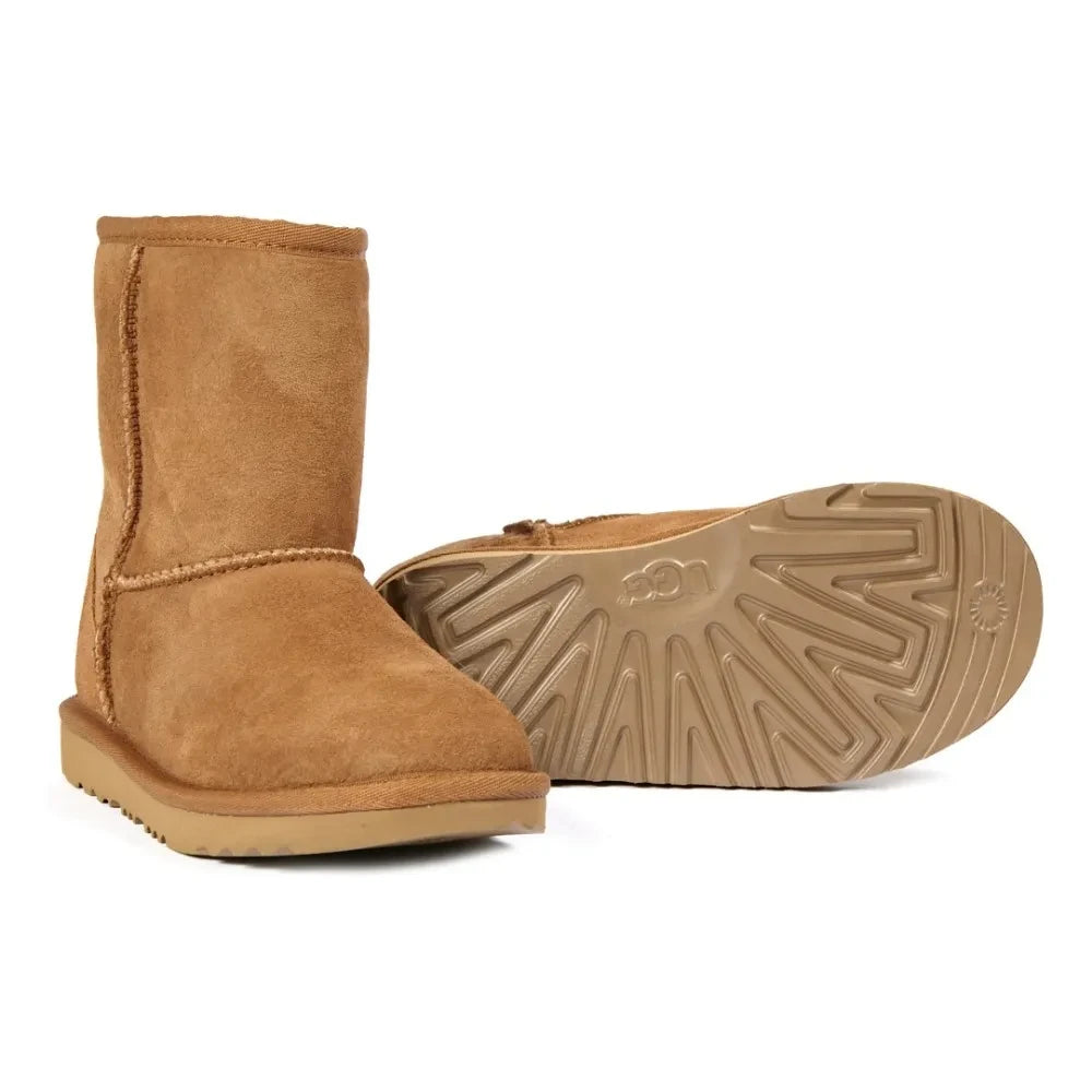 UGG - Classic II Fur Lined Suede Boots | Camel