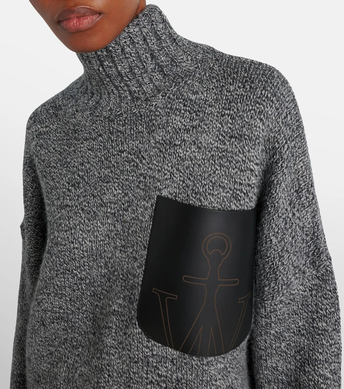JW Anderson - Wool and alpaca-blend turtleneck sweater