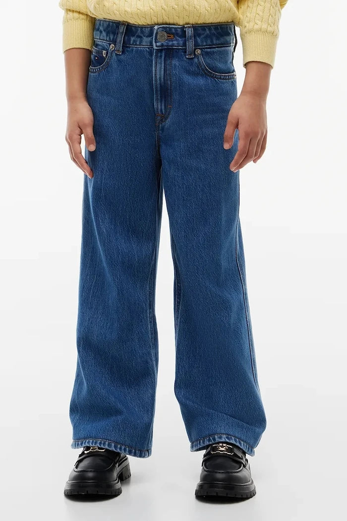 Tommy Hilfiger дънки wide leg за деца WIDE LEG