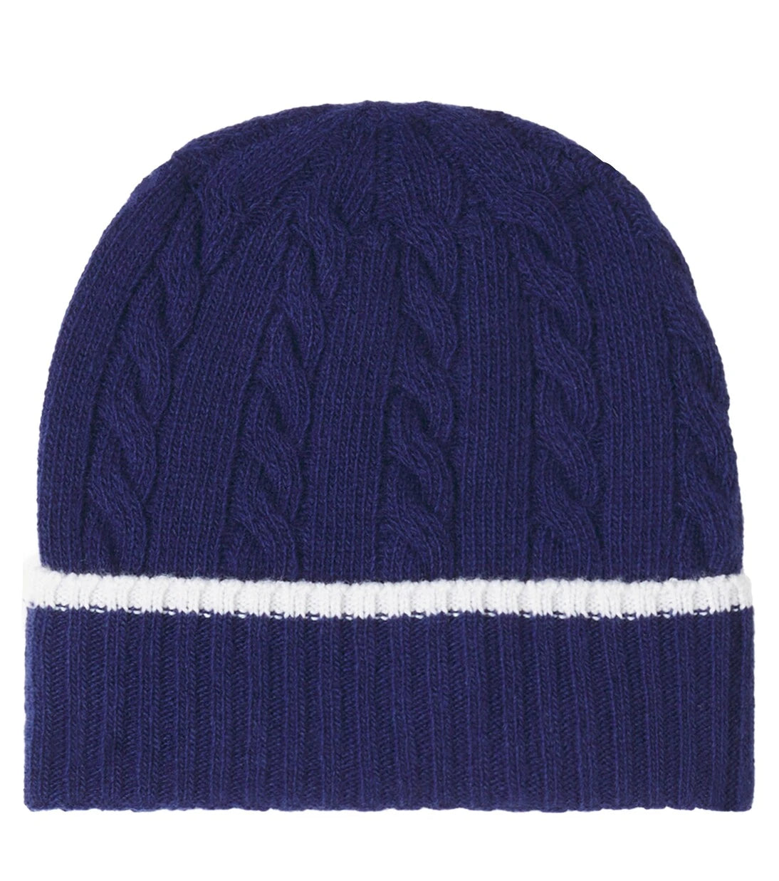 Moncler Enfant - Cable-knit logo virgin wool beanie