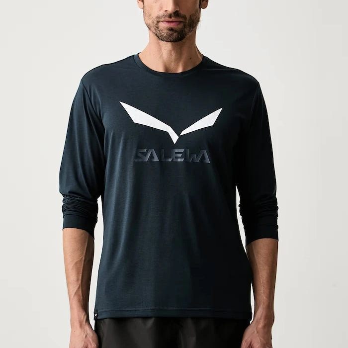 Salewa Erkek Antrenman Uzun Kollu Üst Solidlogo Dry