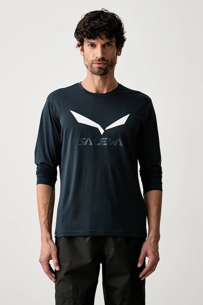 Salewa Erkek Antrenman Uzun Kollu Üst Solidlogo Dry