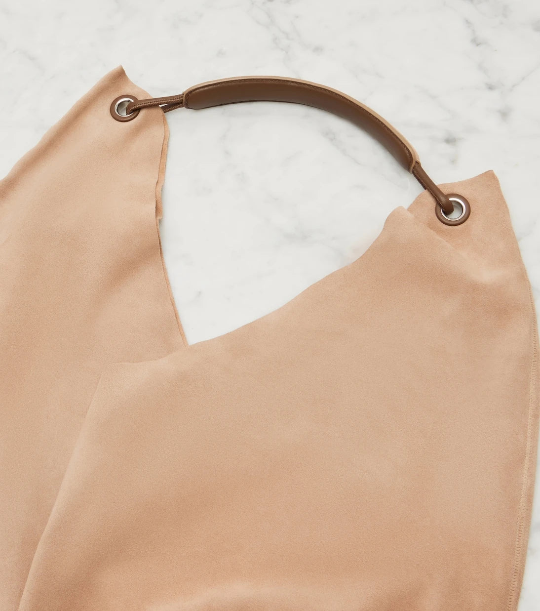 The Row - Bindle Three suede shoulder bag