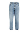 FRAME Blue The Hang Straight Jeans