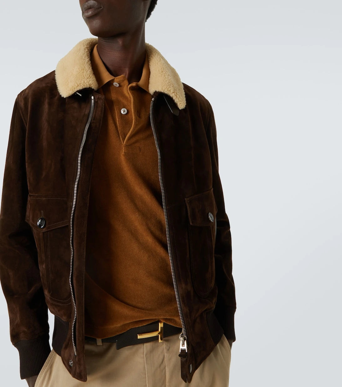 Tom Ford - Cotton-blend terry polo shirt