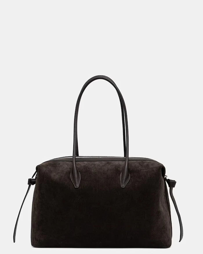 Yuzefi чанта tote дамска от велур LARGE BRIOCHE DUFFLE
