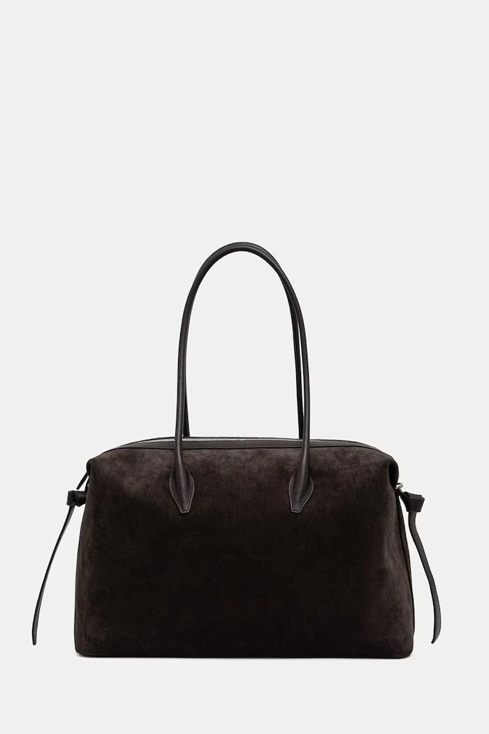 Yuzefi чанта tote дамска от велур LARGE BRIOCHE DUFFLE