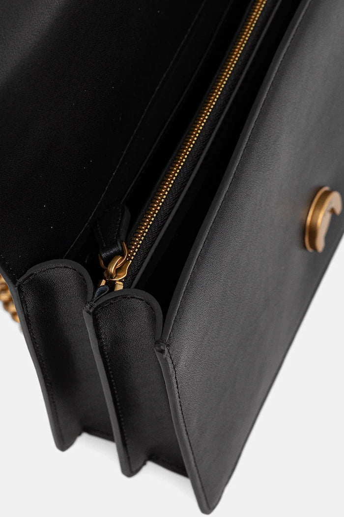Pinko чанта crossbody дамска от кожа