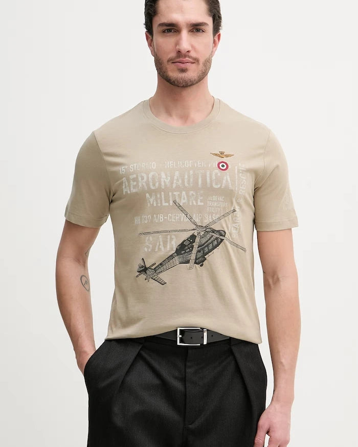 Pamuklu Tişört Aeronautica Militare