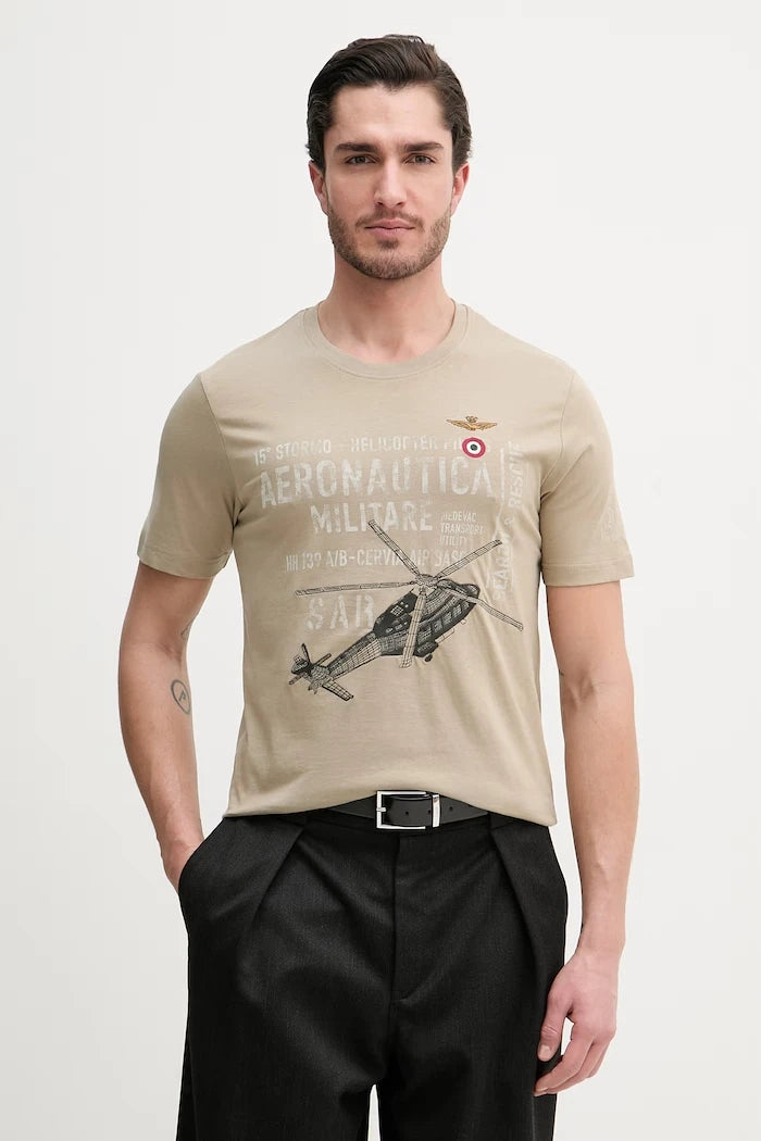 Pamuklu Tişört Aeronautica Militare