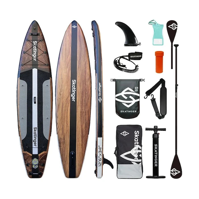 Aksesuarlı yüzme tahtası Skatinger SUP SKATINGER 380 x 86 x 16 cm (12'6')