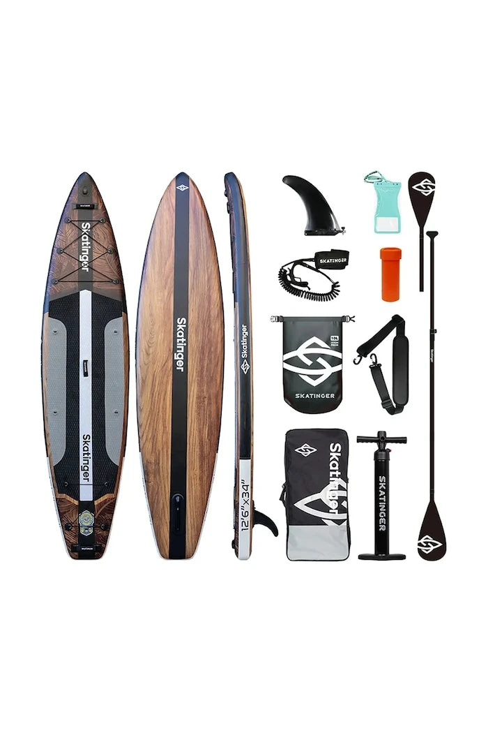 Aksesuarlı yüzme tahtası Skatinger SUP SKATINGER 380 x 86 x 16 cm (12'6')