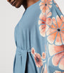 Blue x Maccapani Flowers Kaftan Maxi Dress
