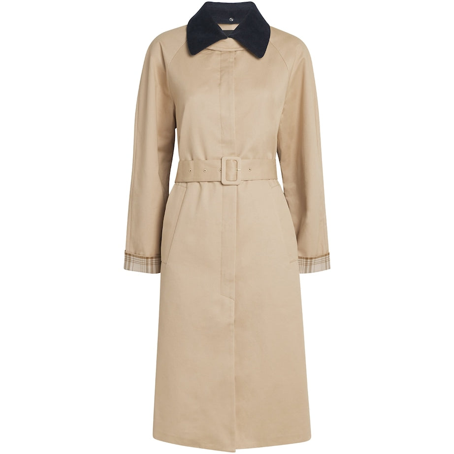 Maje Beige Cotton Trench Coat