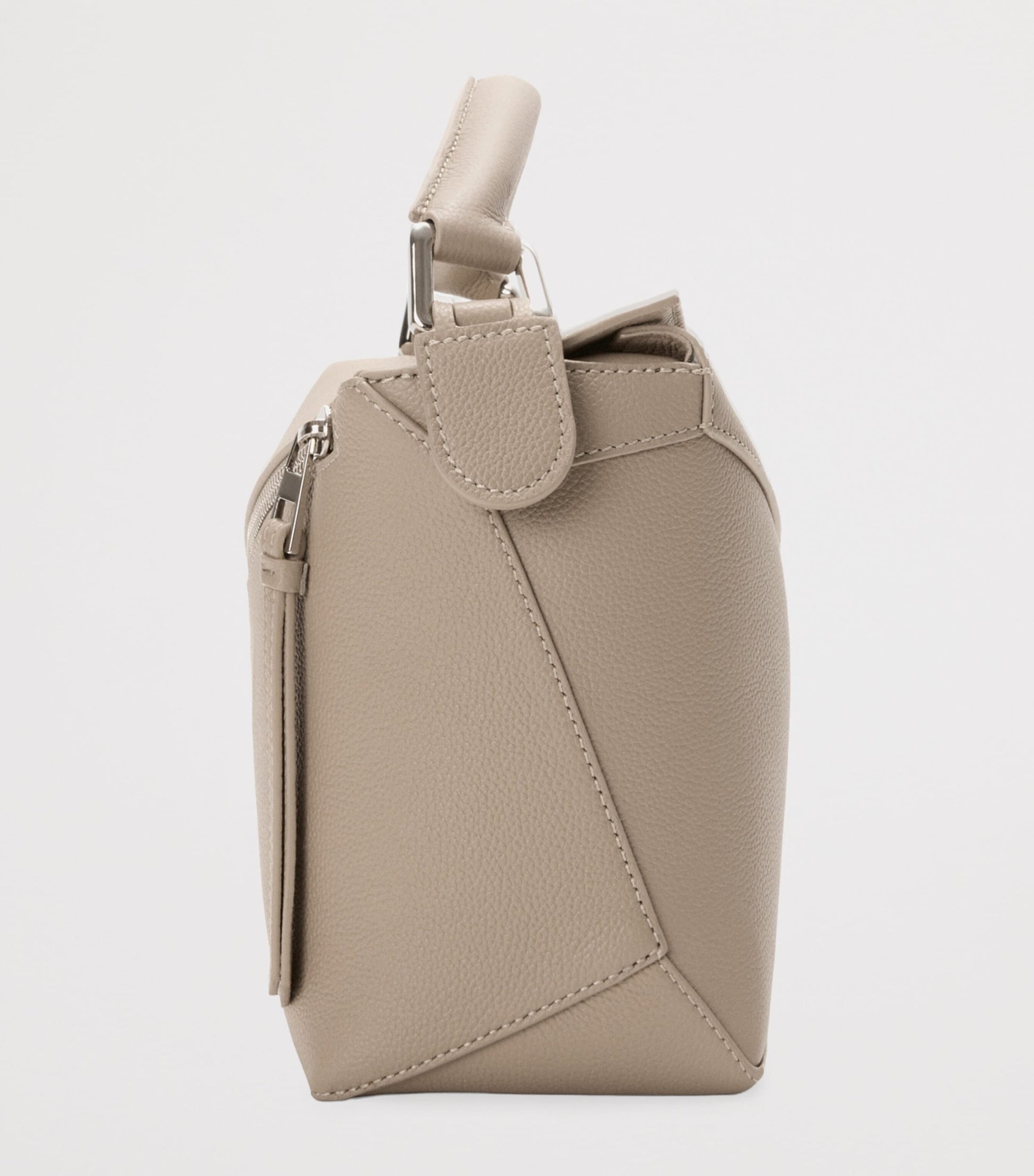LOEWE Small Leather Puzzle Edge Top-Handle Bag
