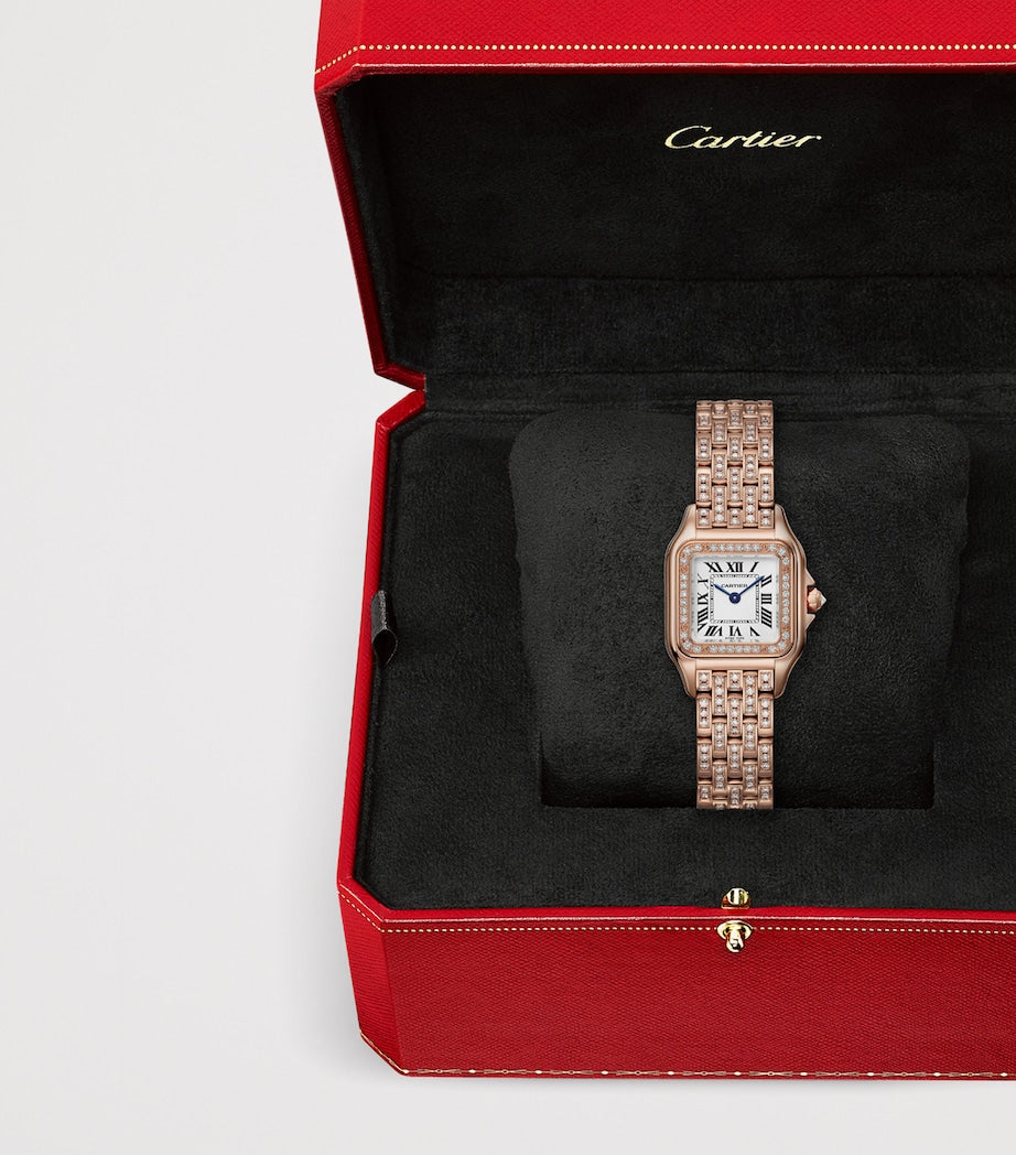 Rose Gold and Diamond Panthère de Cartier Watch 22mm