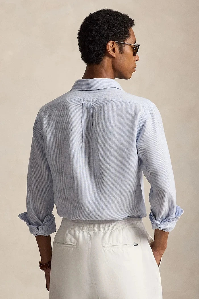 Polo Ralph Lauren риза мъжка от лен