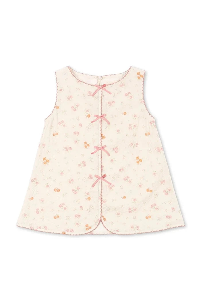 Konges Sløjd pamuklu yazlık elbise ELIN DRESS GOTS