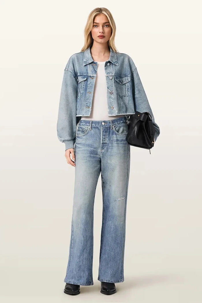 Дънково яке AllSaints ANDERS