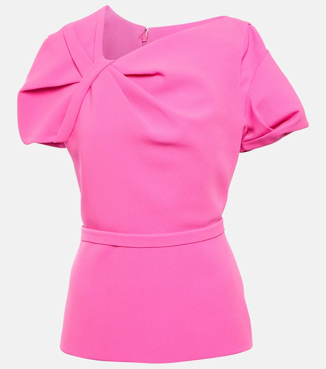Safiyaa - Peplum crêpe top
